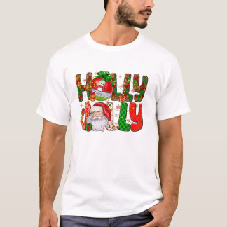 A Jolly Christmas Ball And Sa T-Shirt