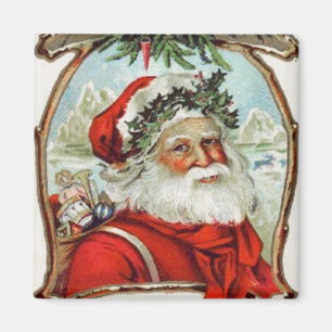 A Jolly Christmas Vintage Magnet