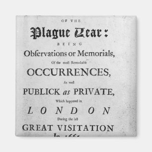 A Journal of the Plague Year, 1665 Magnet