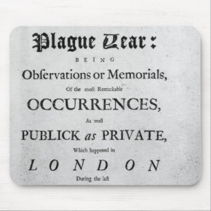 A Journal of the Plague Year, 1665 Mouse Mat