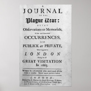 A Journal of the Plague Year, 1665 Poster