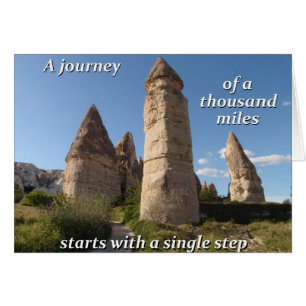 A journey starts with a single step.