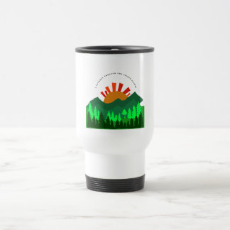 A Journey Through the Silent Slopes Retro Mountain Travel Mug