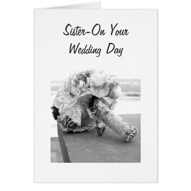 A JOURNEY TO LAST A LIFETIME "SISTER'S WEDDING" (Front)