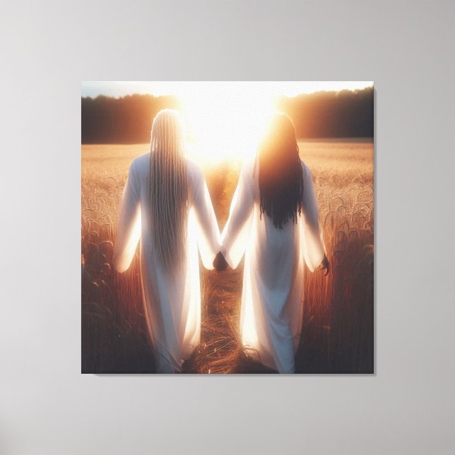 A Journey's End Canvas Print (Front)
