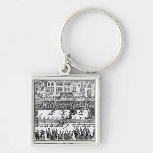 A Jousting Scene Key Ring (Front)