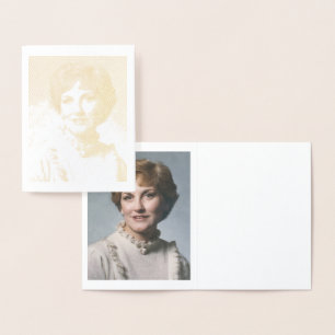 A. Joyce Elliott Gold Foil Note Card