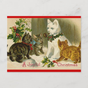 A Joyful Christmas and a Happy, Healthy New Year! Holiday Postcard