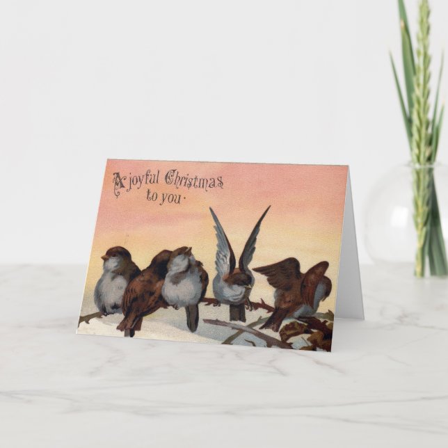 A Joyful Christmas Holiday Card (Front)