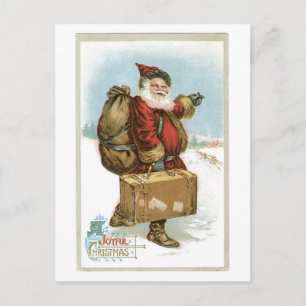 A Joyful Christmas Holiday Postcard