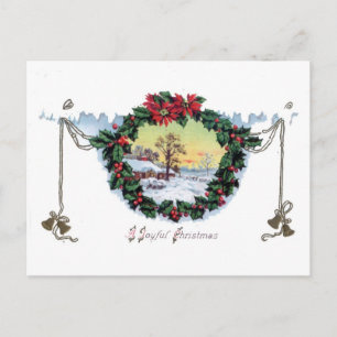 A Joyful Christmas Old-Fashioned Christmas Card