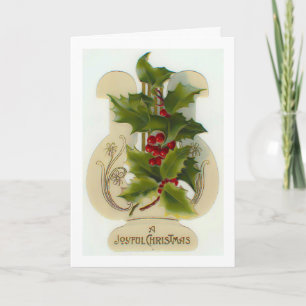 A joyful Christmas -victorian christmas card