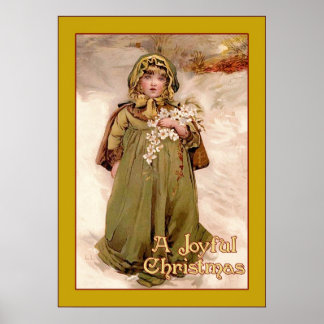 A Joyful Christmas ~ Vintage Christmas Print