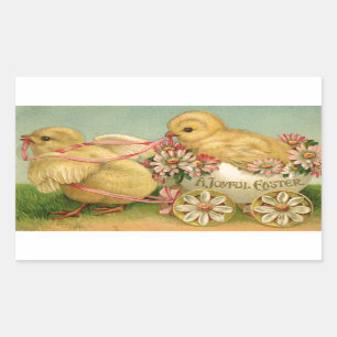 A Joyful Easter Rectangular Sticker