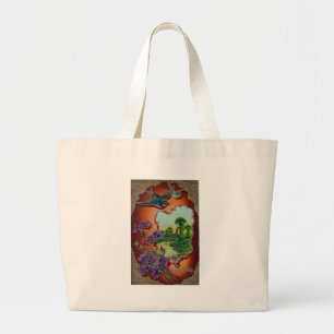 A Joyous Birthday Large Tote Bag