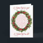 A JOYOUS DAY - CARD<br><div class="desc">December 25th is a joyous day for all. It's about the rebirth of the true saviour that brings us light and replenishment on Dec. 25, at the end of each winter solstice—our sun. See more of my unique atheist creations at here at Zazzlecom/atheistcards and —> DOWNLOAD MY FREE CARDS at:...</div>