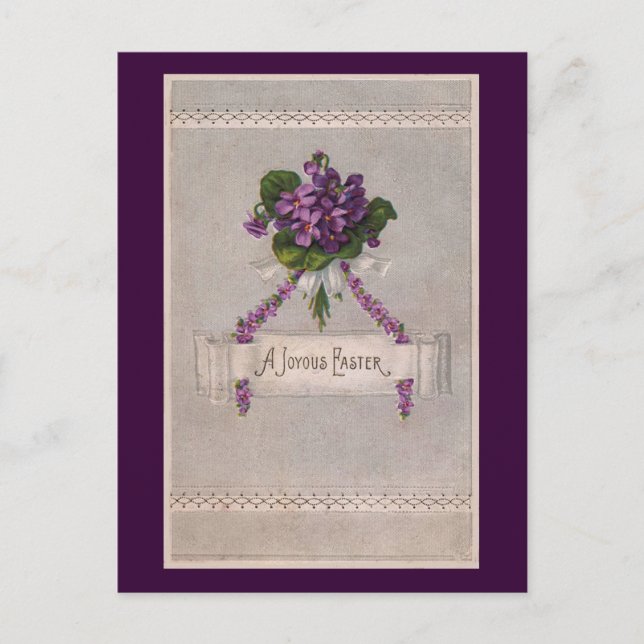 A Joyous Easter Holiday Postcard (Front)