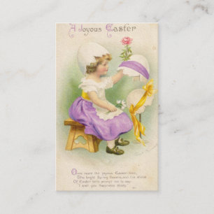 A Joyous Eater Greeting Business Card