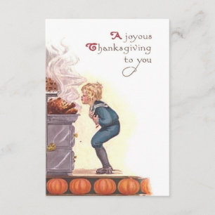 A Joyous Thanksgiving Invitation Vintage Style