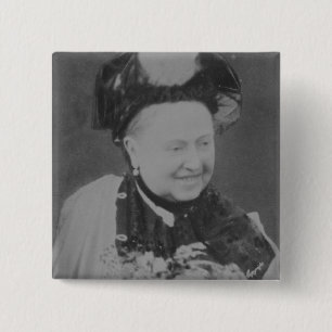 A Jubilee Portrait of Queen Victoria (1819-1901) L 15 Cm Square Badge