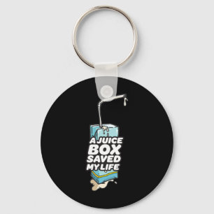 A Juice Box Saved My Life Diabetes Men  Key Ring