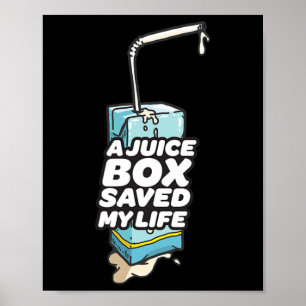 A Juice Box Saved My Life Diabetes Men Poster