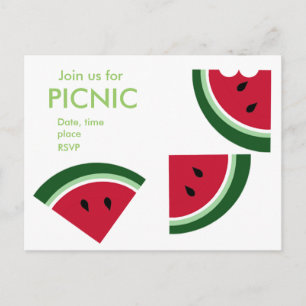 A Juicy Summer Picnic Postcard