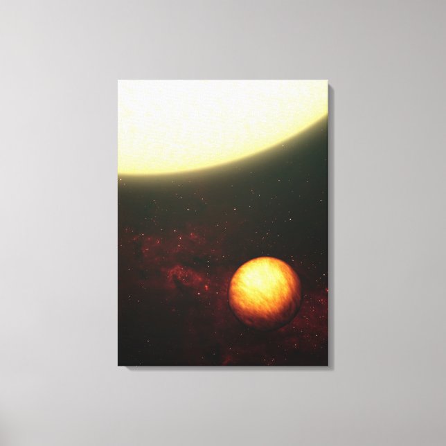 A Jupiter-like planet Canvas Print (Front)