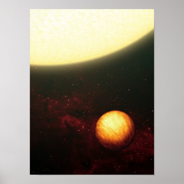 A Jupiter-like planet Poster (Front)