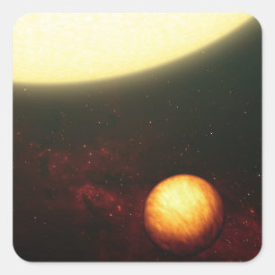 A Jupiter-like planet Square Sticker