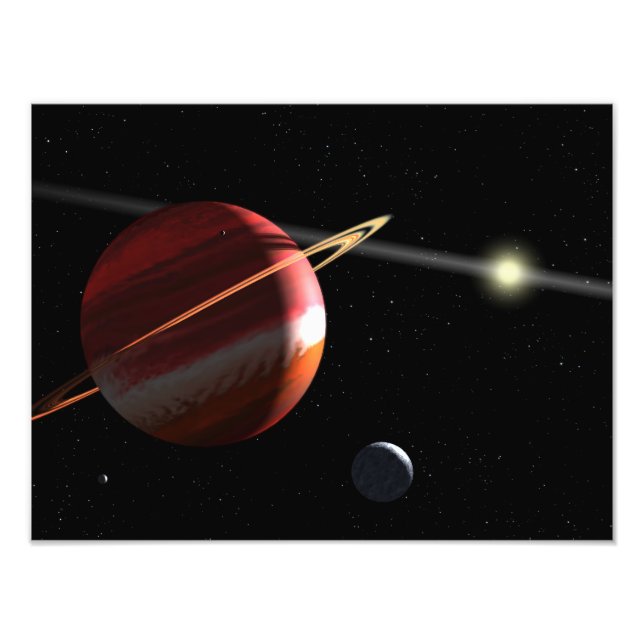 A Jupiter-mass planet orbiting the nearby star Photo Print (Front)