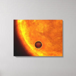 A Jupiter-sized planet Canvas Print