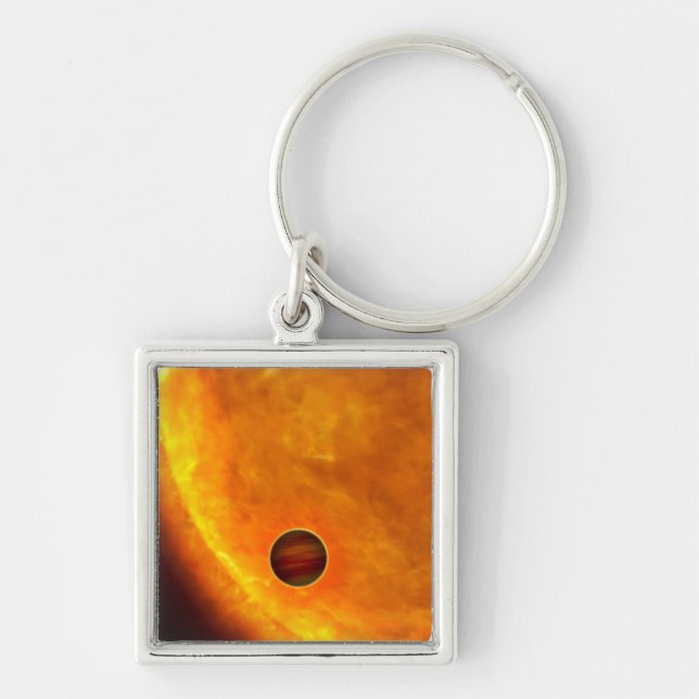 A Jupiter-sized planet Key Ring (Front)