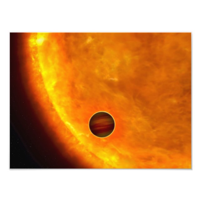 A Jupiter-sized planet Photo Print (Front)
