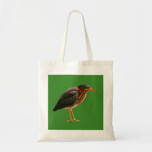 A juvenile Green Heron (Butorides virescens) Tote Bag