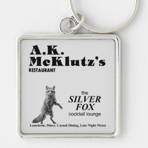 A. K. McKlutz's Restaurant, Arlington Heights, IL Key Ring