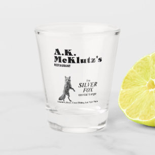 A. K. McKlutz's Restaurant, Arlington Heights, IL Shot Glass