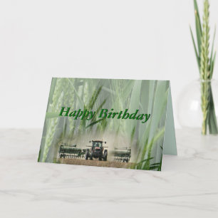 A Kansas Wheat Farmer 2862-customise any occasion Card