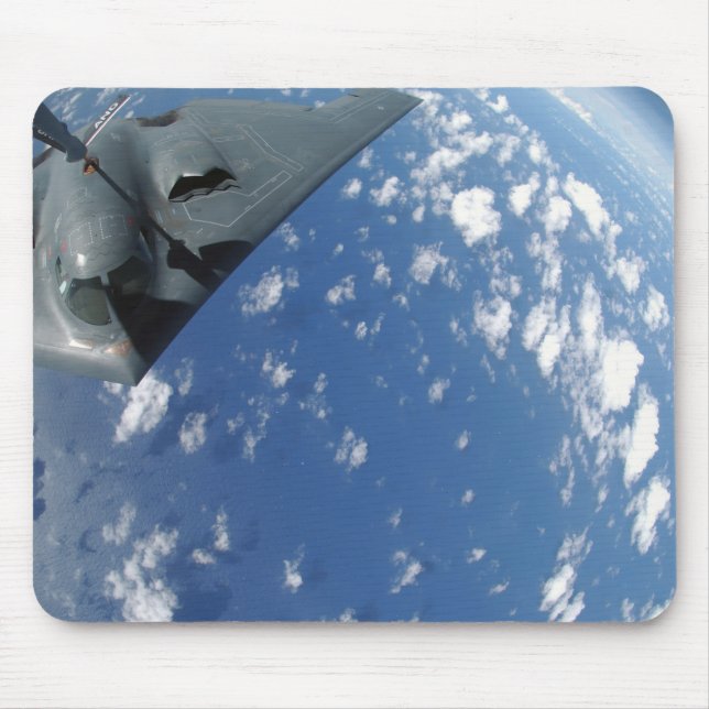 A KC-135 Stratotanker refuels a B-2 Spirit Mouse Mat (Front)