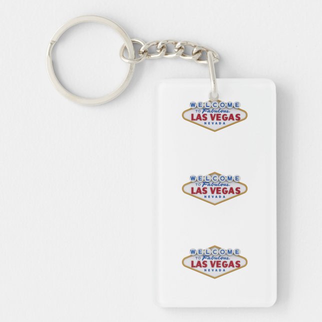 A keychain for every Las Vegas fan. (Front)