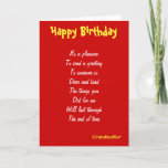 A kind grandmother birthday cards<br><div class="desc">Grandmother birthday greeting cards-by Ralph Wisden Staples for The Write Place Inc</div>