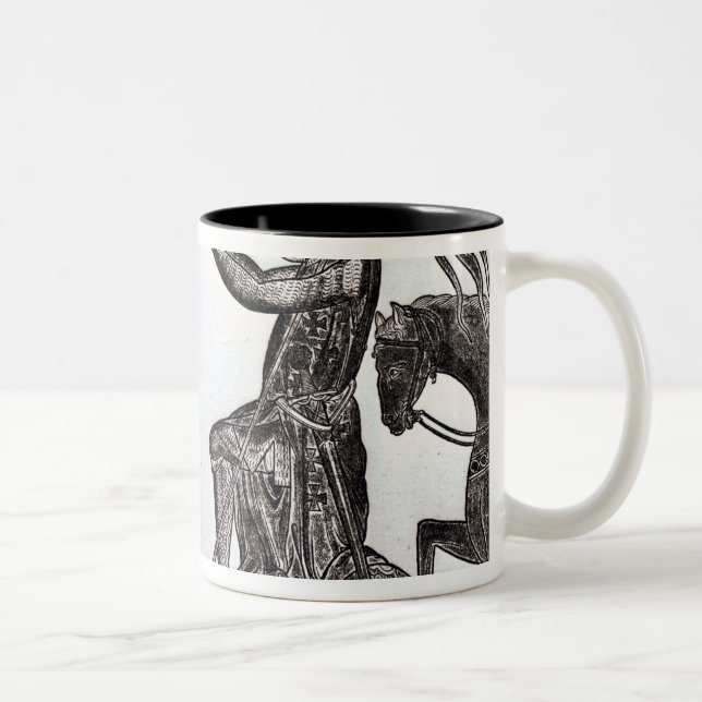 A King and a Knight Two-Tone Coffee Mug (Right)