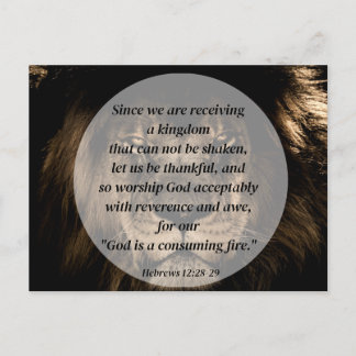 A Kingdom that Cannot be Shaken Postcard