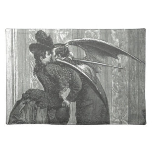A Kiss Victorian/Gothic Winged Vampire Placemat