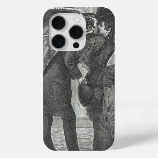 A Kiss, Victorian Vampire iPhone Case