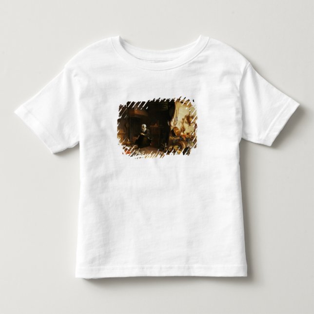 A Kitchen Interior with a Servant Girl Toddler T-Shirt (Front)