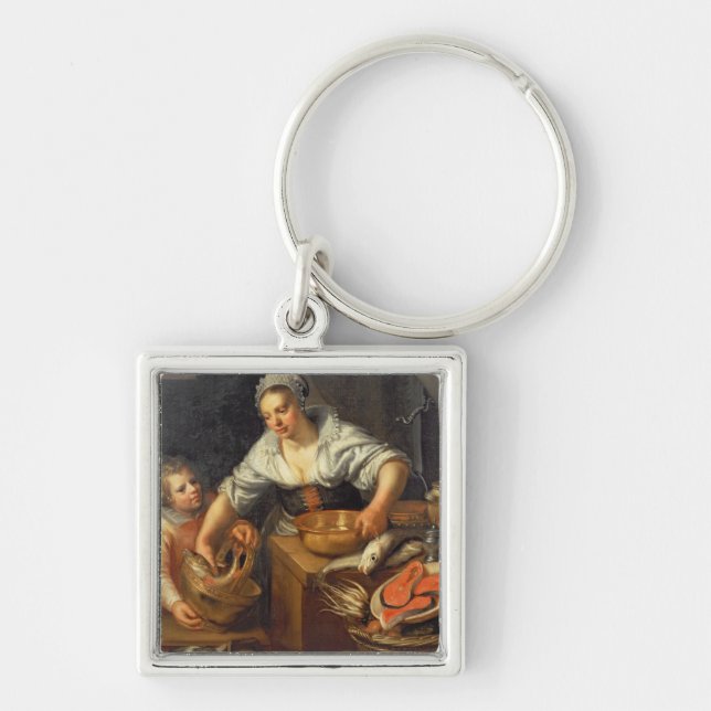 A Kitchen Scene Key Ring (Front)