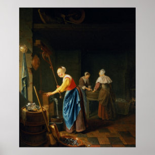 A Kitchen Scene Poster