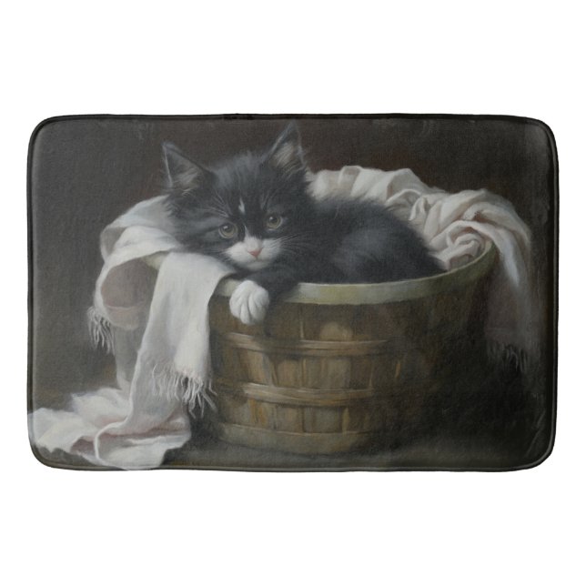 A Kittens Cosy Corner Bath Mat (Front)