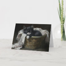 A Kittens Cosy Corner Card